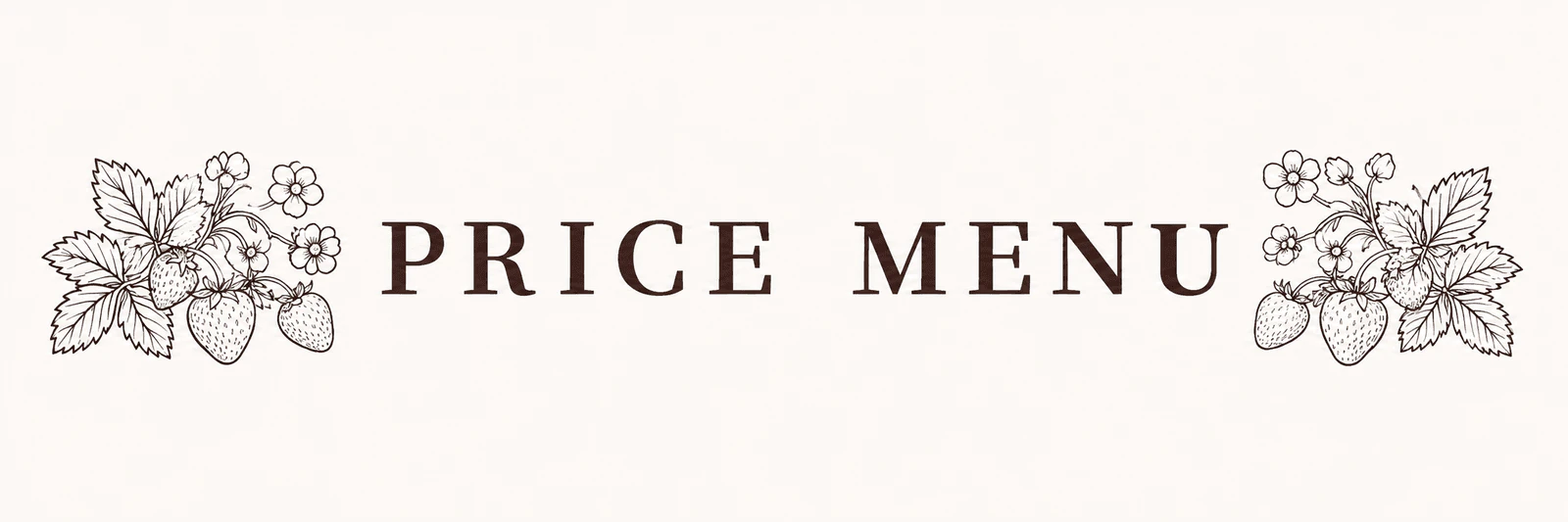 PRICE MENU